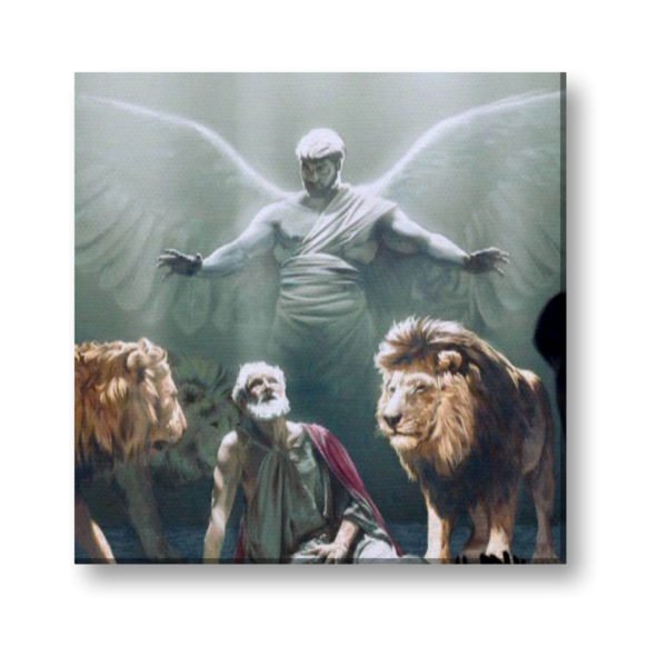 Daniel in the Lion's Den Bible Lord Jesus Wall Paintings Frame