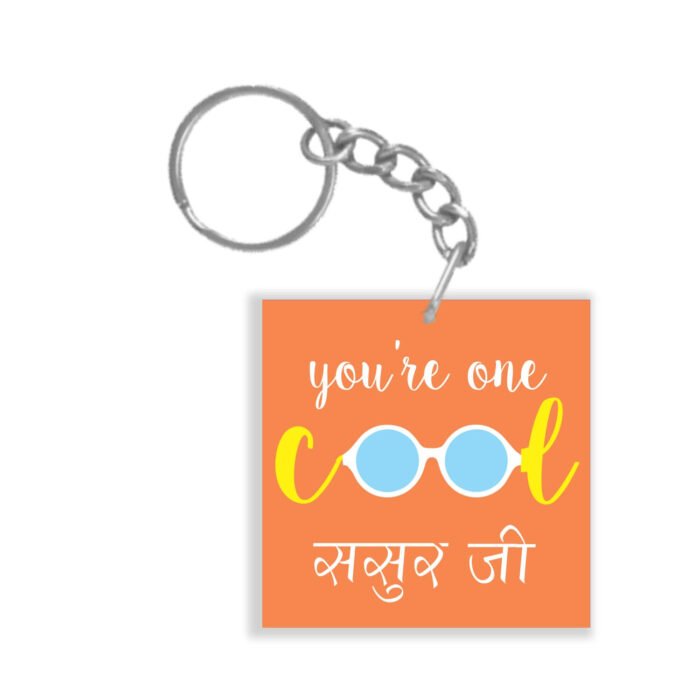 Cool Sasur Ji Keychain Keyring