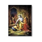 YaYa-Cafe-Holy-Yashoda-Maa-Krishna-Idol-Modern-Art-Wall-Painting-for-Mom-Canvas-Photoframe-B08C2CFVWQ