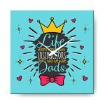 Yaya-Cafe-Life-Doesnt-Come-with-Instructions-but-Dad-Wall-Clock-for-Father-12X12-inches-B07D79Z4RD